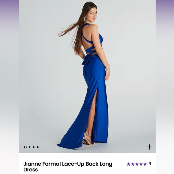 green emerald velvet dress Jianne Formal Lace-Up Back Long Dress main image 1